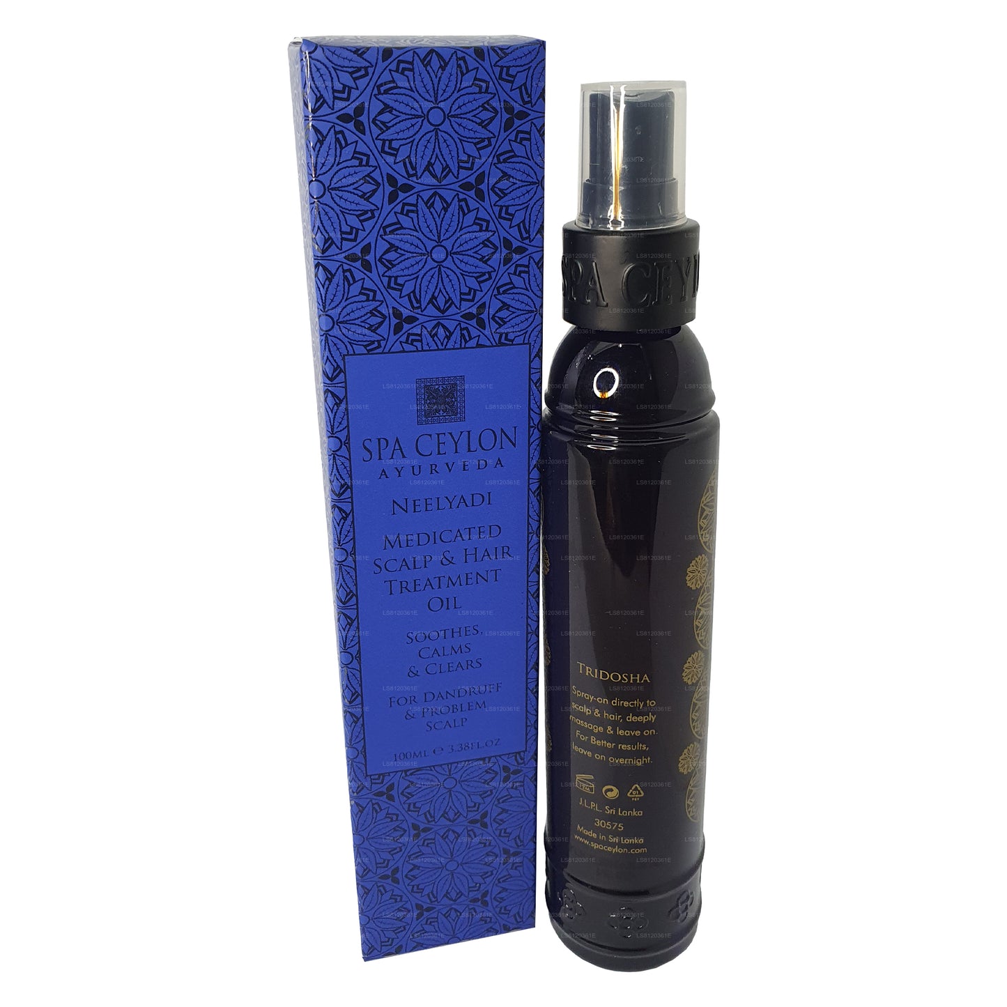 Spa Ceylon Neelayadi hårbotten och hår behandling olja (250ml)