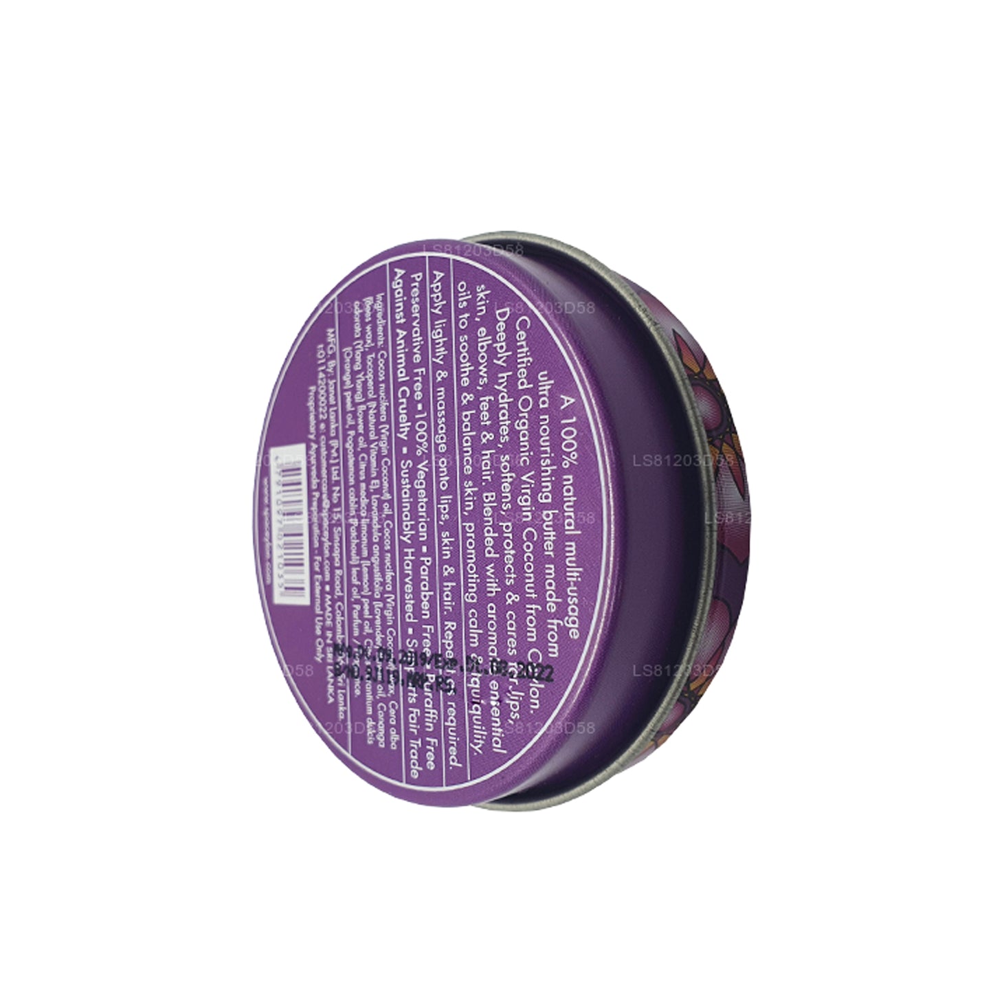 Spa Ceylon Ylang Lavendel Virgin Coconut Naturligt Smör (25g)