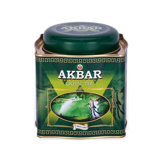 Akbar Classic Grönt Teblad Te (250g) Tenn