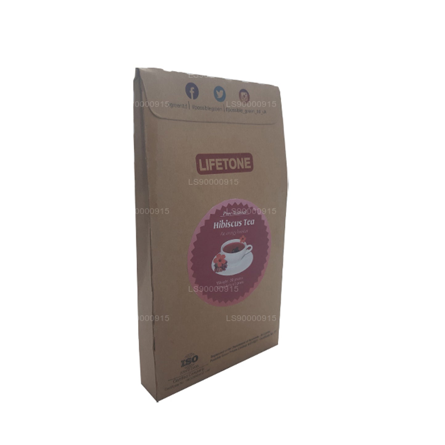 Lifetone Hibiskus blomma te (30g)