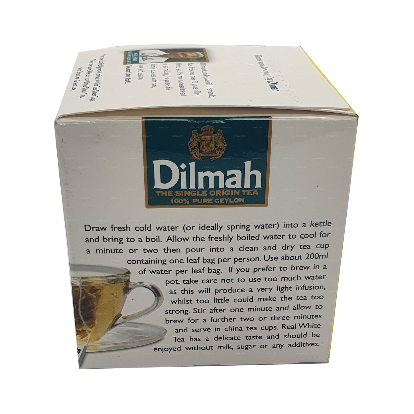 Dilmah Real Vitt Te Ceylon Silver Tips (20g) 10 tepåsar