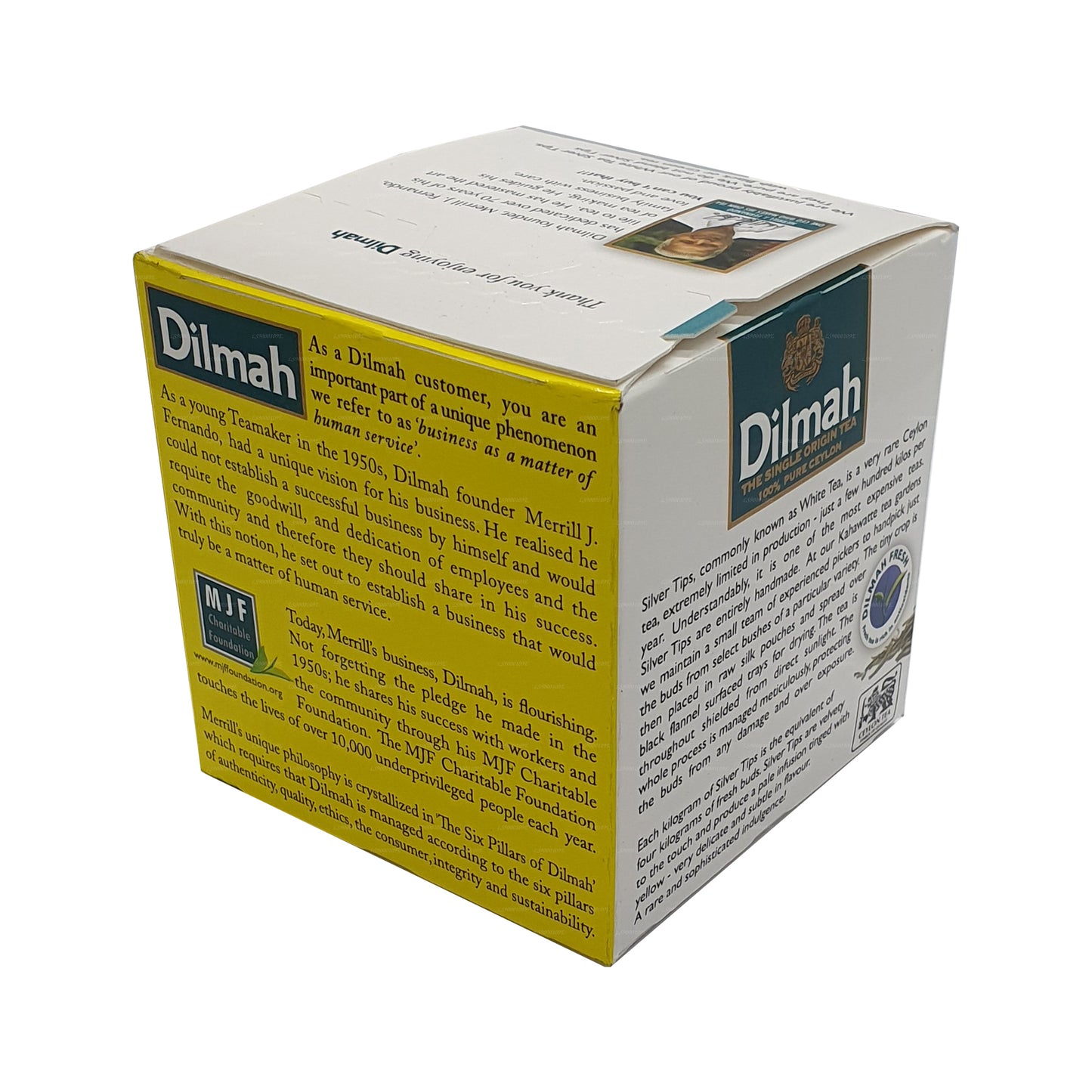 Dilmah Real Vitt Te Ceylon Silver Tips (20g) 10 tepåsar
