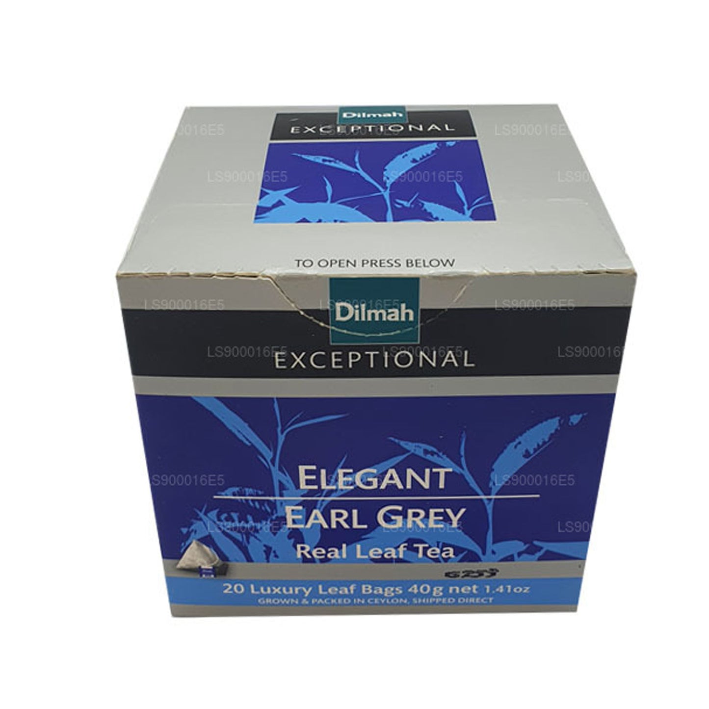 Dilmah Exceptionellt Elegant Earl Grey Real Leaf Tea (40g) 20 tepåsar