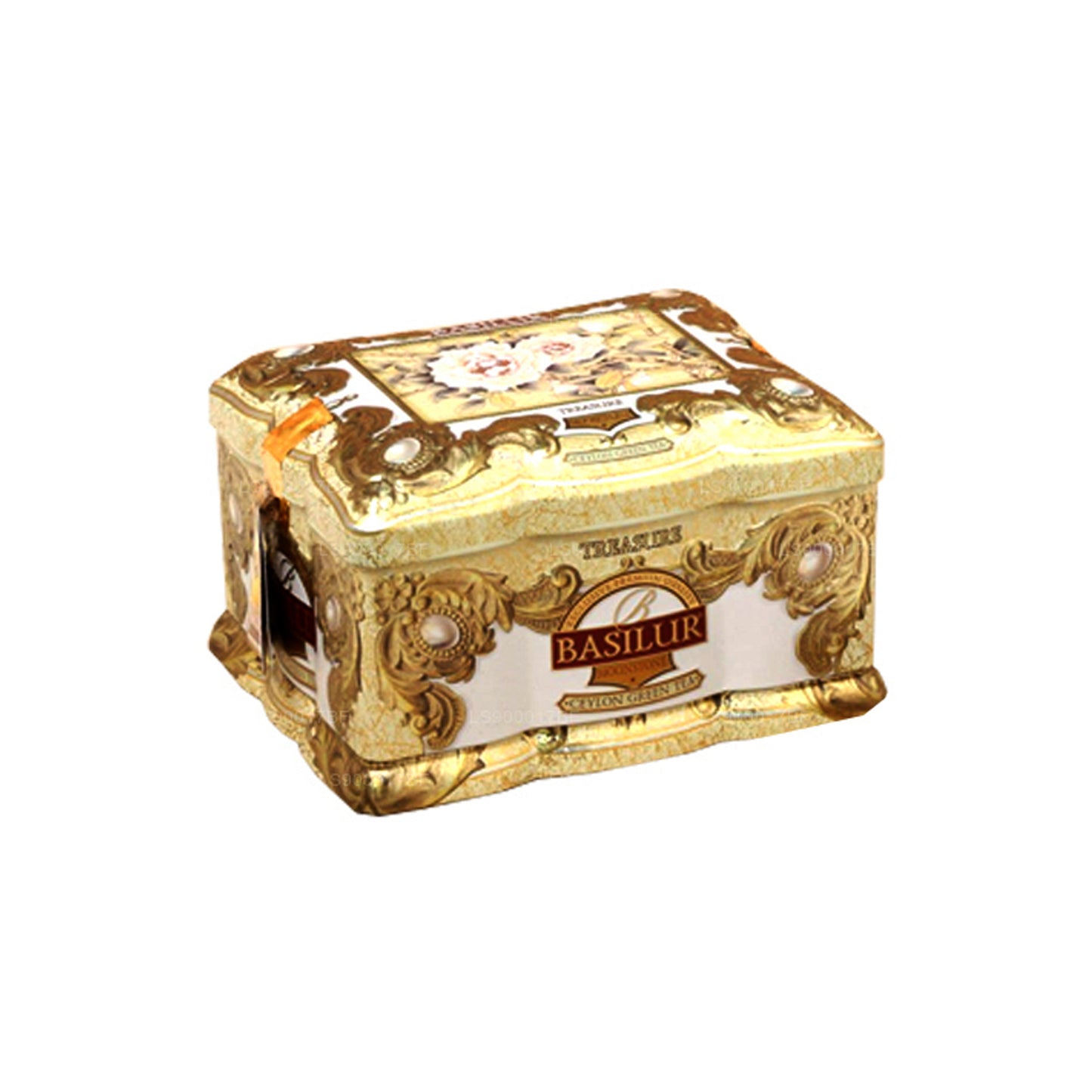 Basilur Treasure Moonstone Ceylon grönt te (100g)