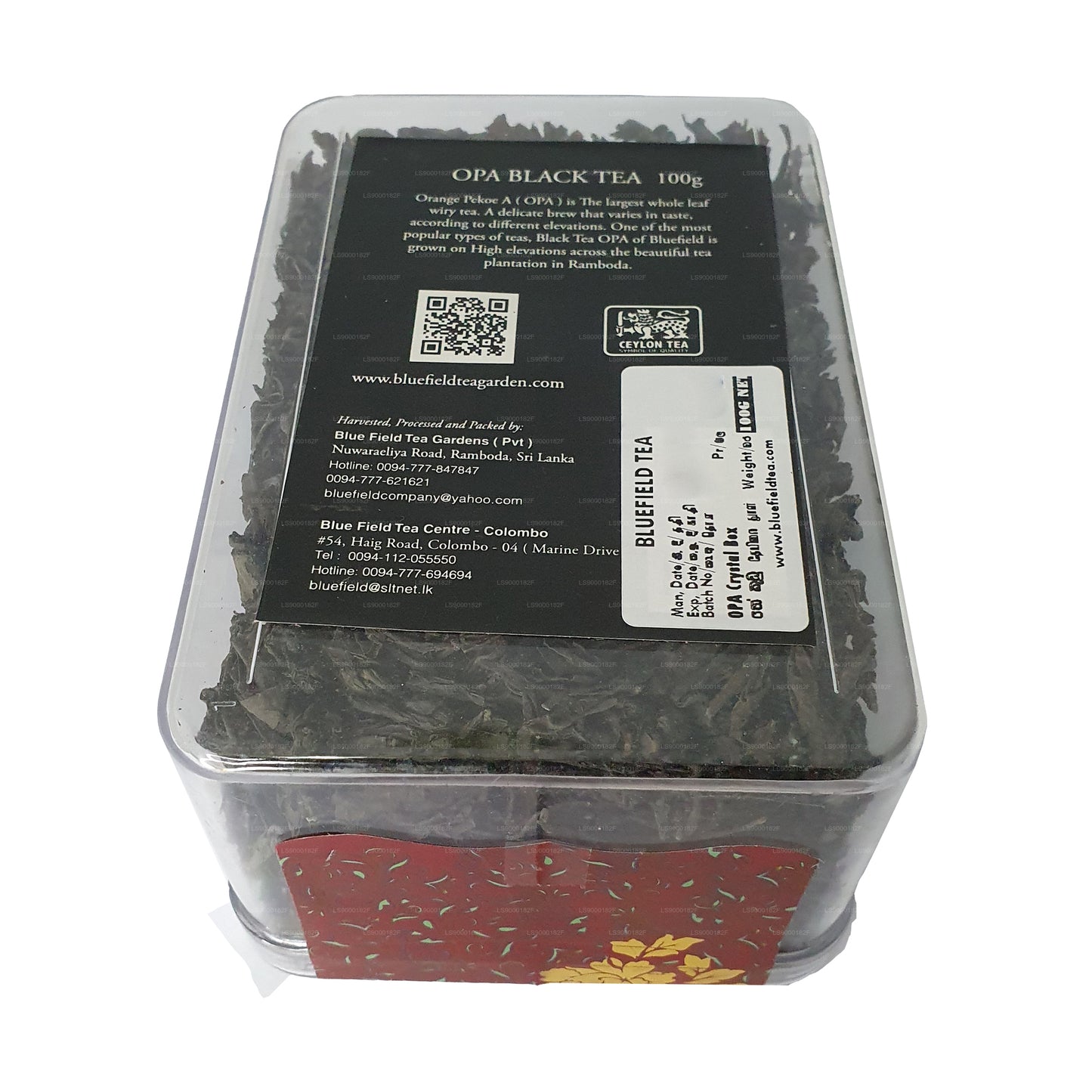 Bluefield Evening Delight OPA-kvalitet svart te (100 g)