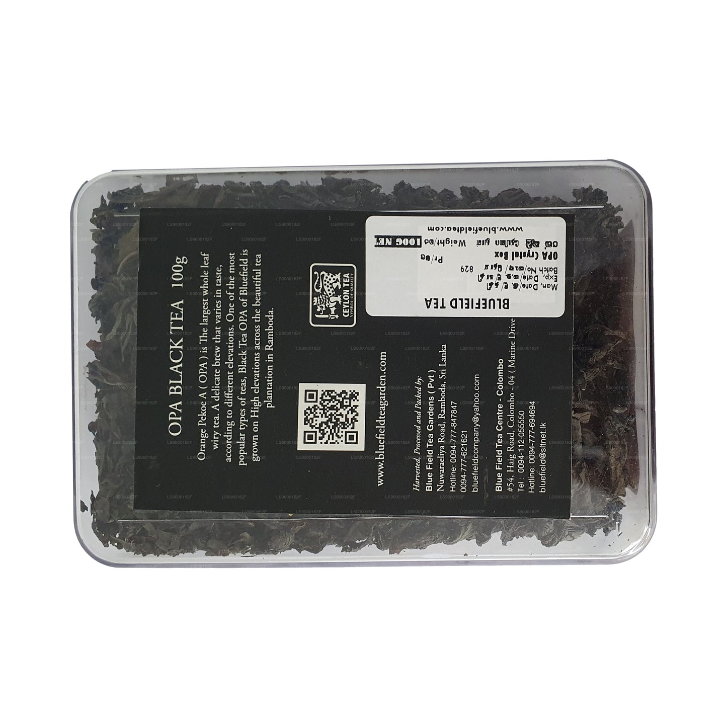 Bluefield Evening Delight OPA-kvalitet svart te (100 g)