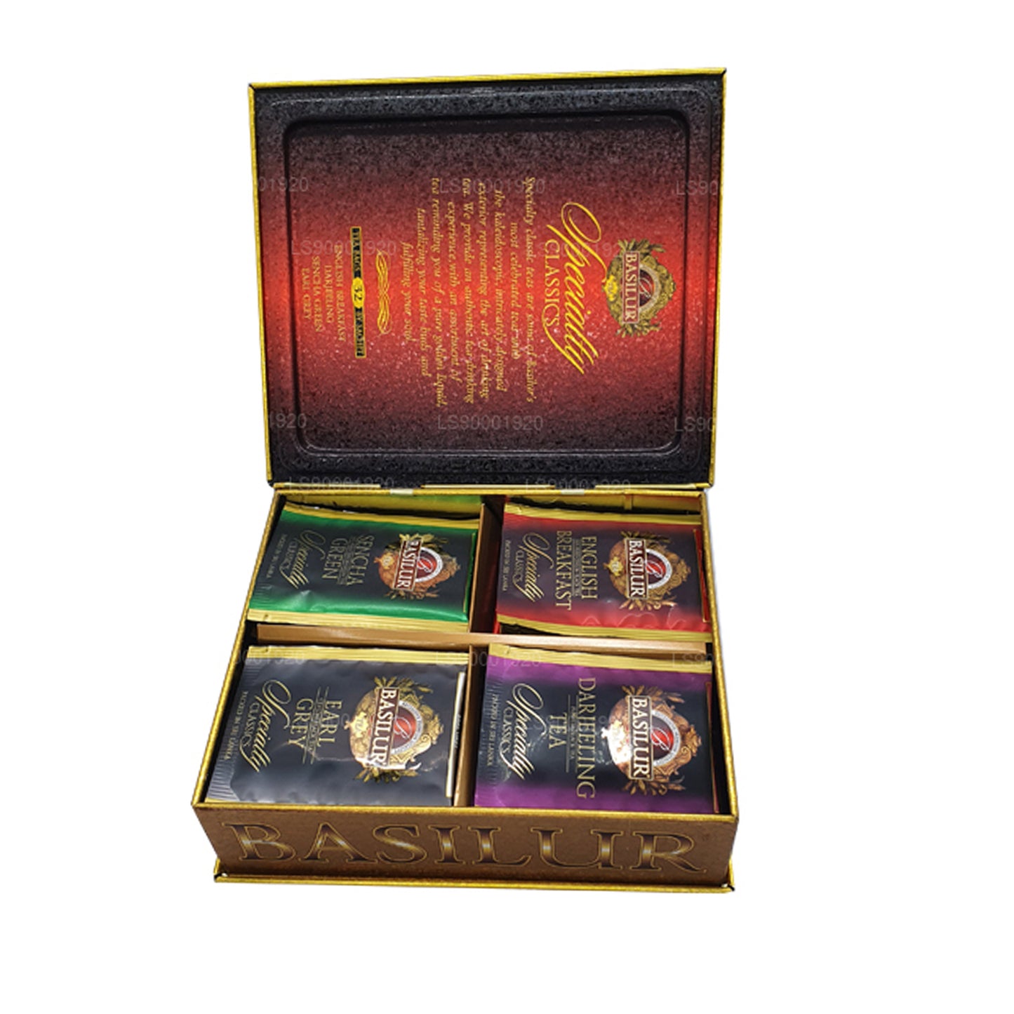 Basilur Tea Book ”Specialitet Classic Tin” (60g) Caddy