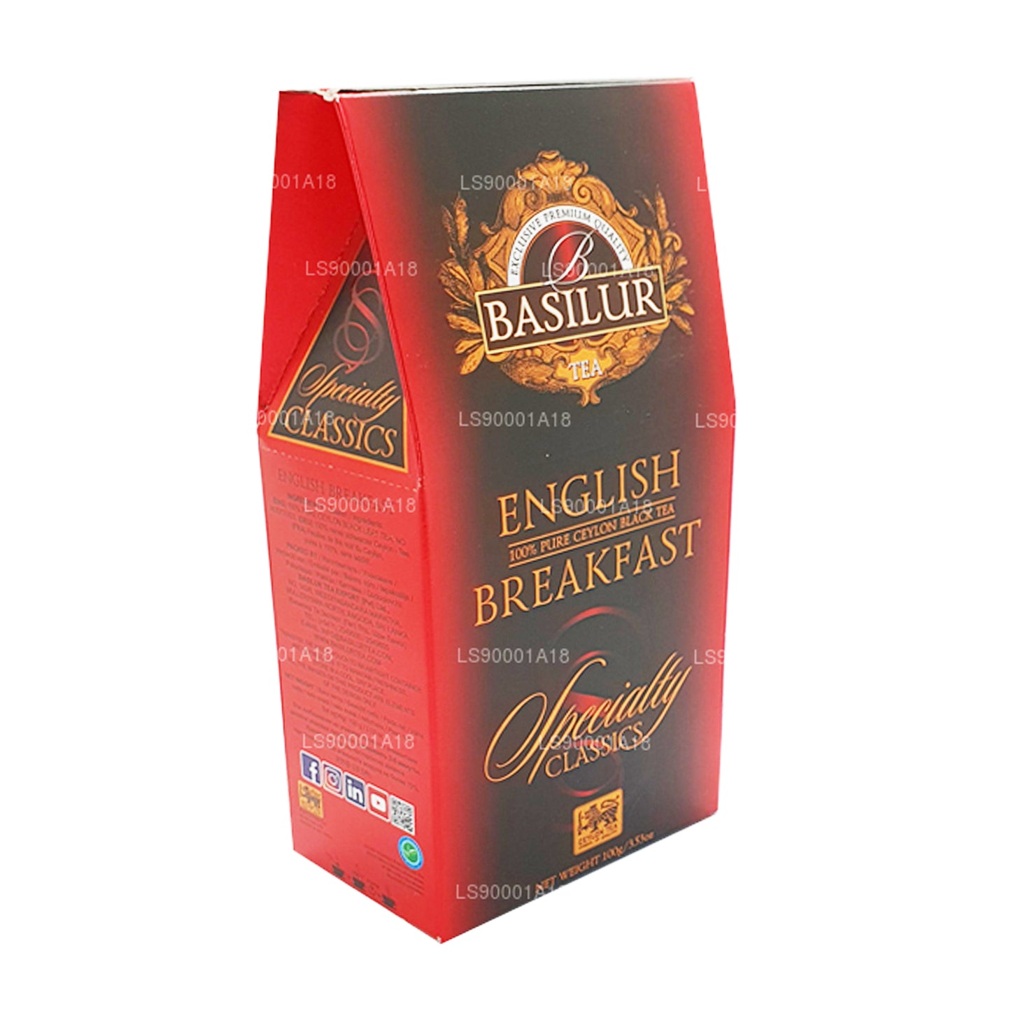 Basilur Specialty Classics engelsk frukost (100g)