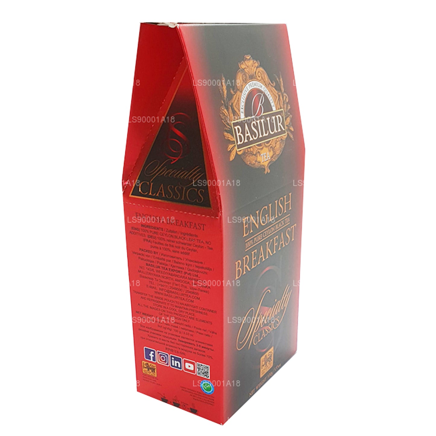 Basilur Specialty Classics engelsk frukost (100g)