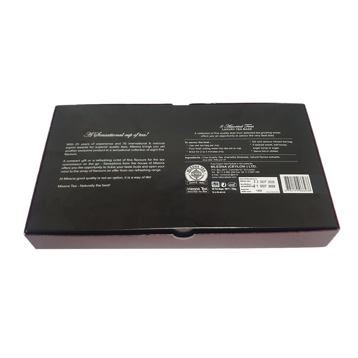 Mlesna Sensations 8 Smak Blandade Lyx Folie Tepåsar (160g)