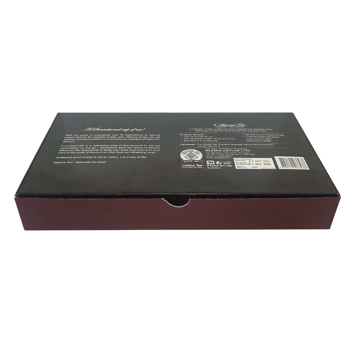 Mlesna Sensations 8 Smak Blandade Lyx Folie Tepåsar (160g)