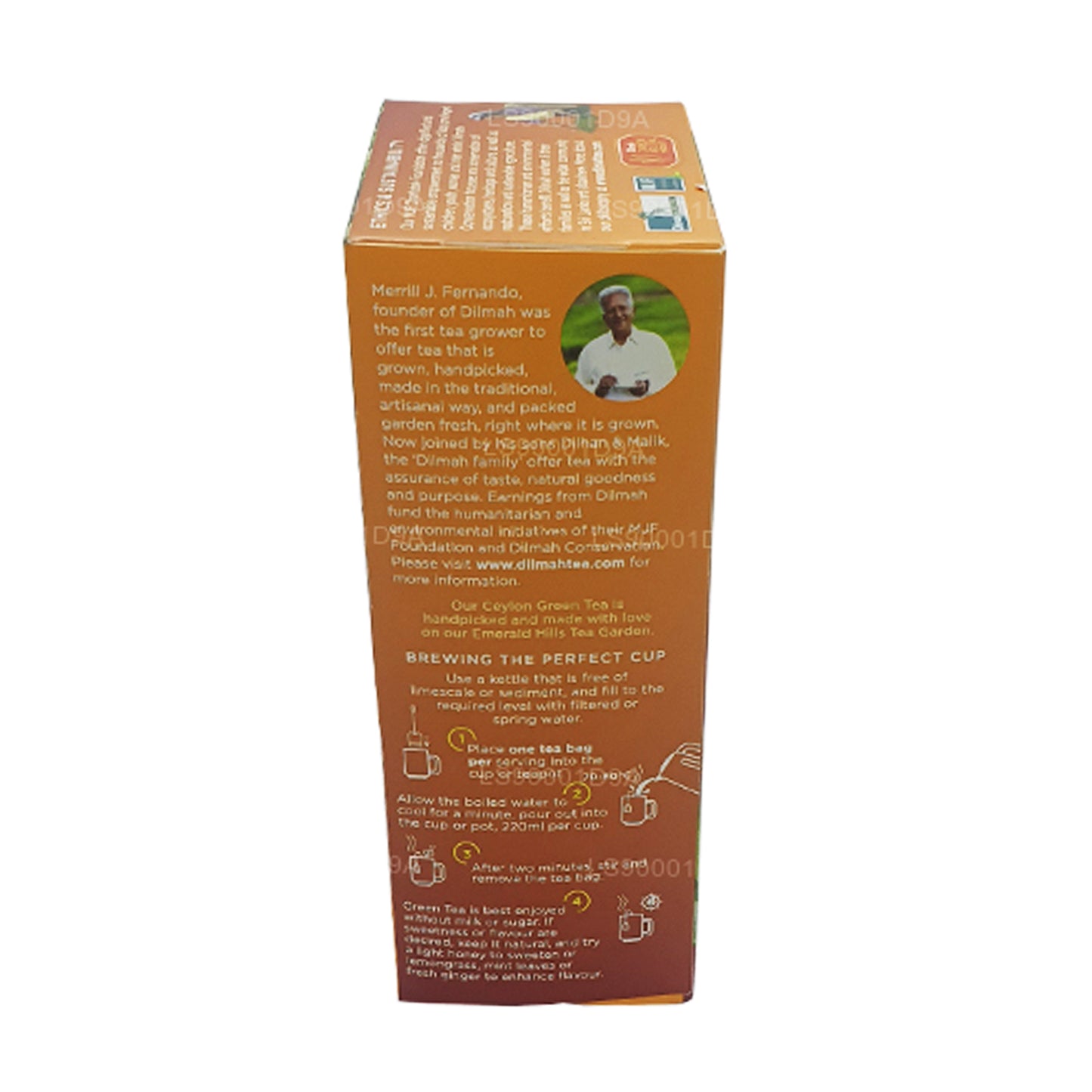 Dilmah Ceylon marockansk myntgrönt te (40g) 20 tepåsar