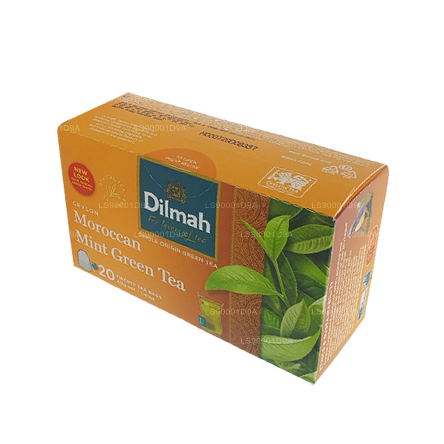Dilmah Ceylon marockansk myntgrönt te (40g) 20 tepåsar