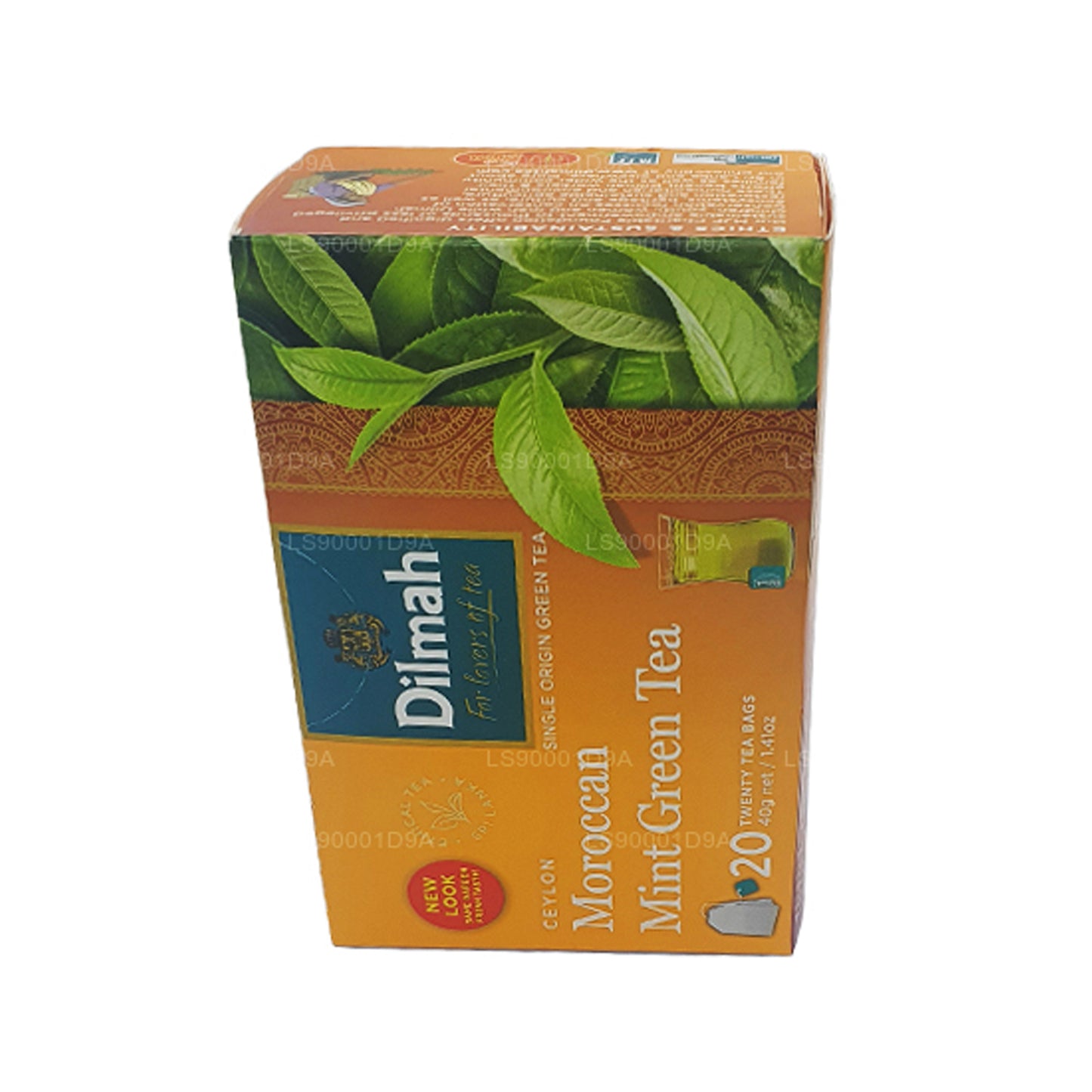 Dilmah Ceylon marockansk myntgrönt te (40g) 20 tepåsar
