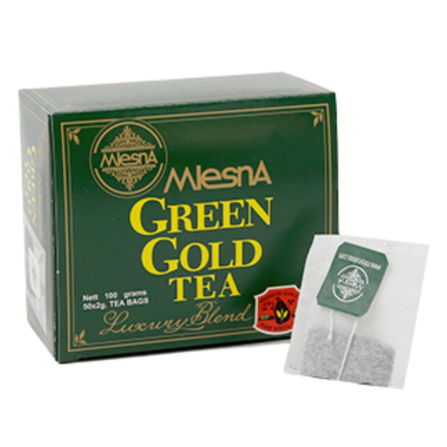Mlesna Green Gold te (100 g) 50 tepåsar