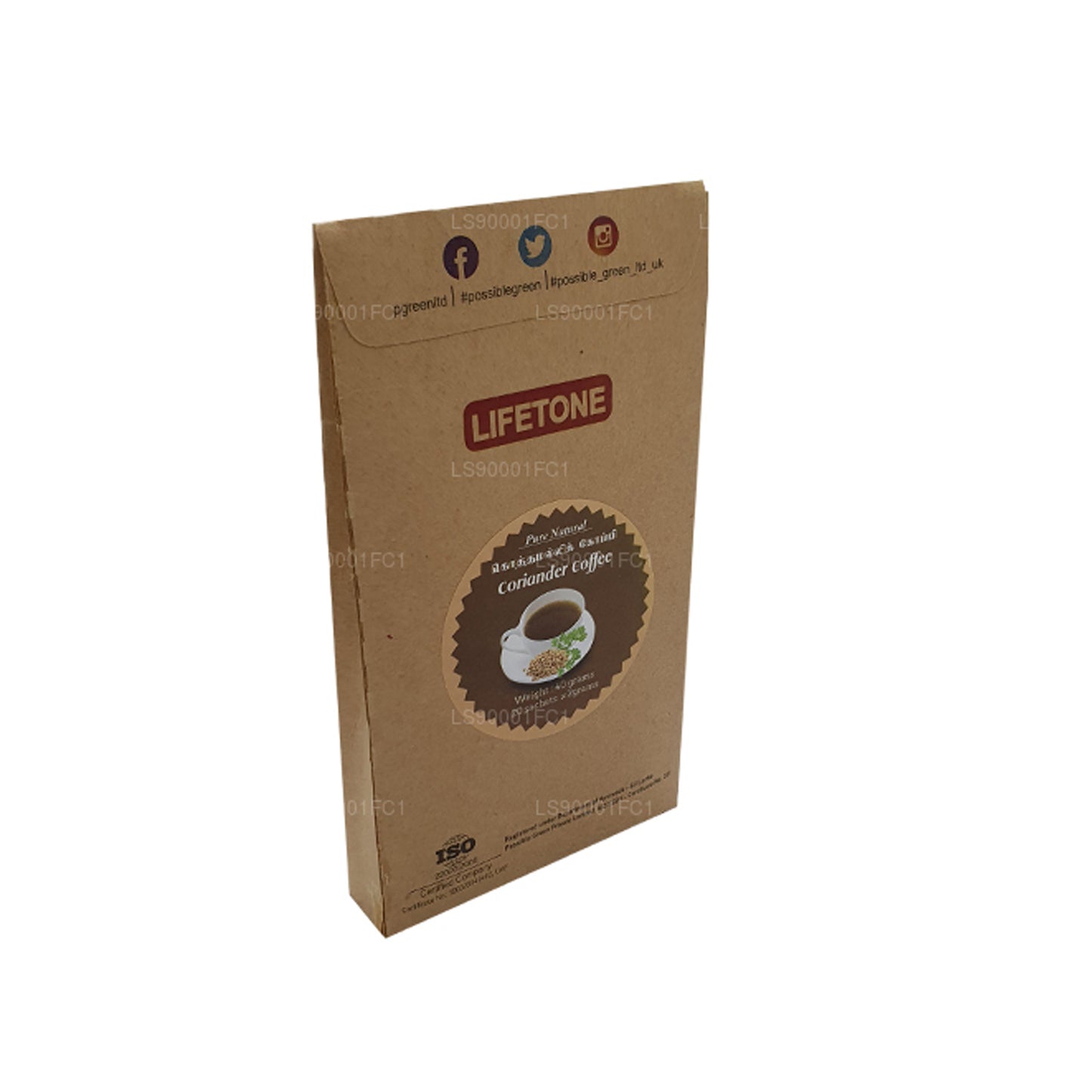 Lifetone Korianderfrökaffe (40 g) 20 påsar