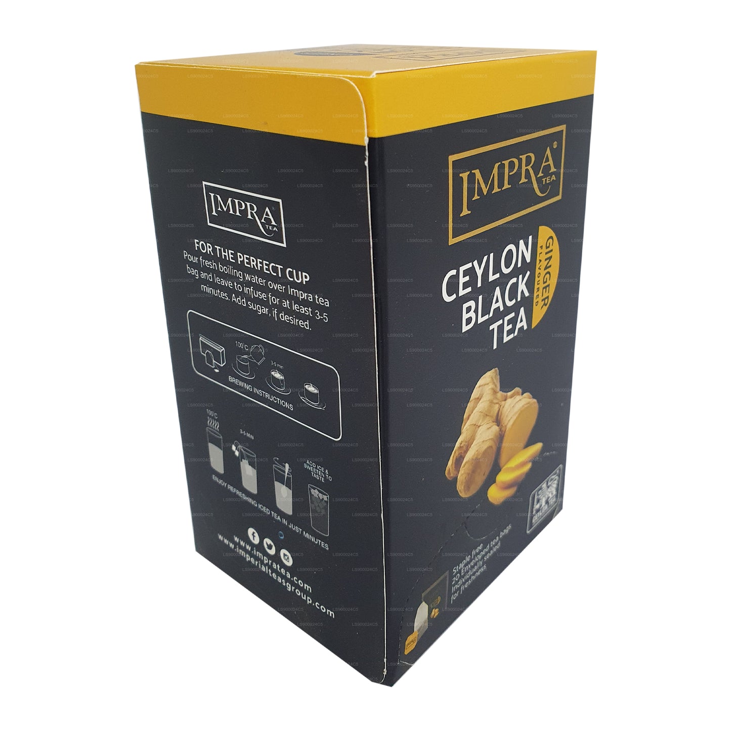 Impra Ginger Foil Pack (40g) 20 tepåsar