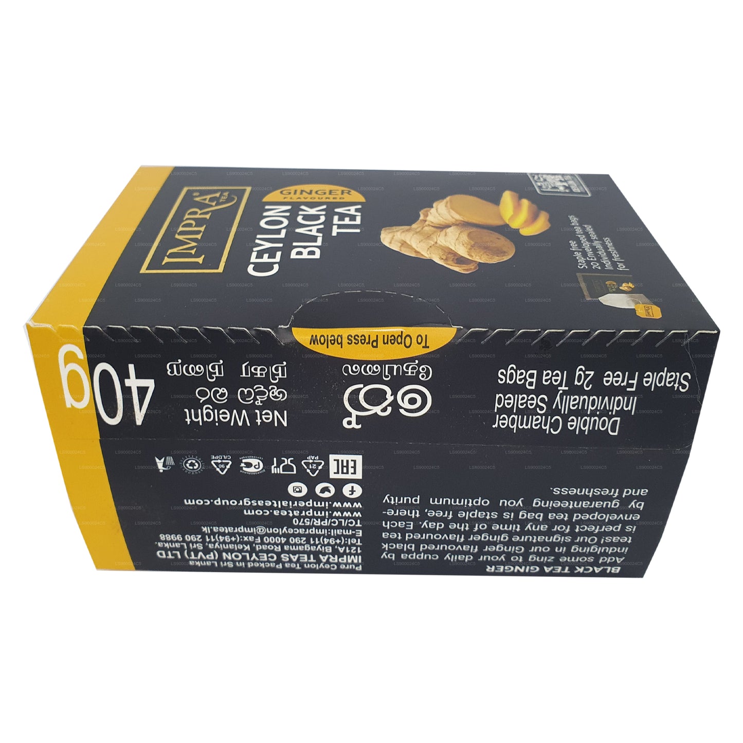 Impra Ginger Foil Pack (40g) 20 tepåsar