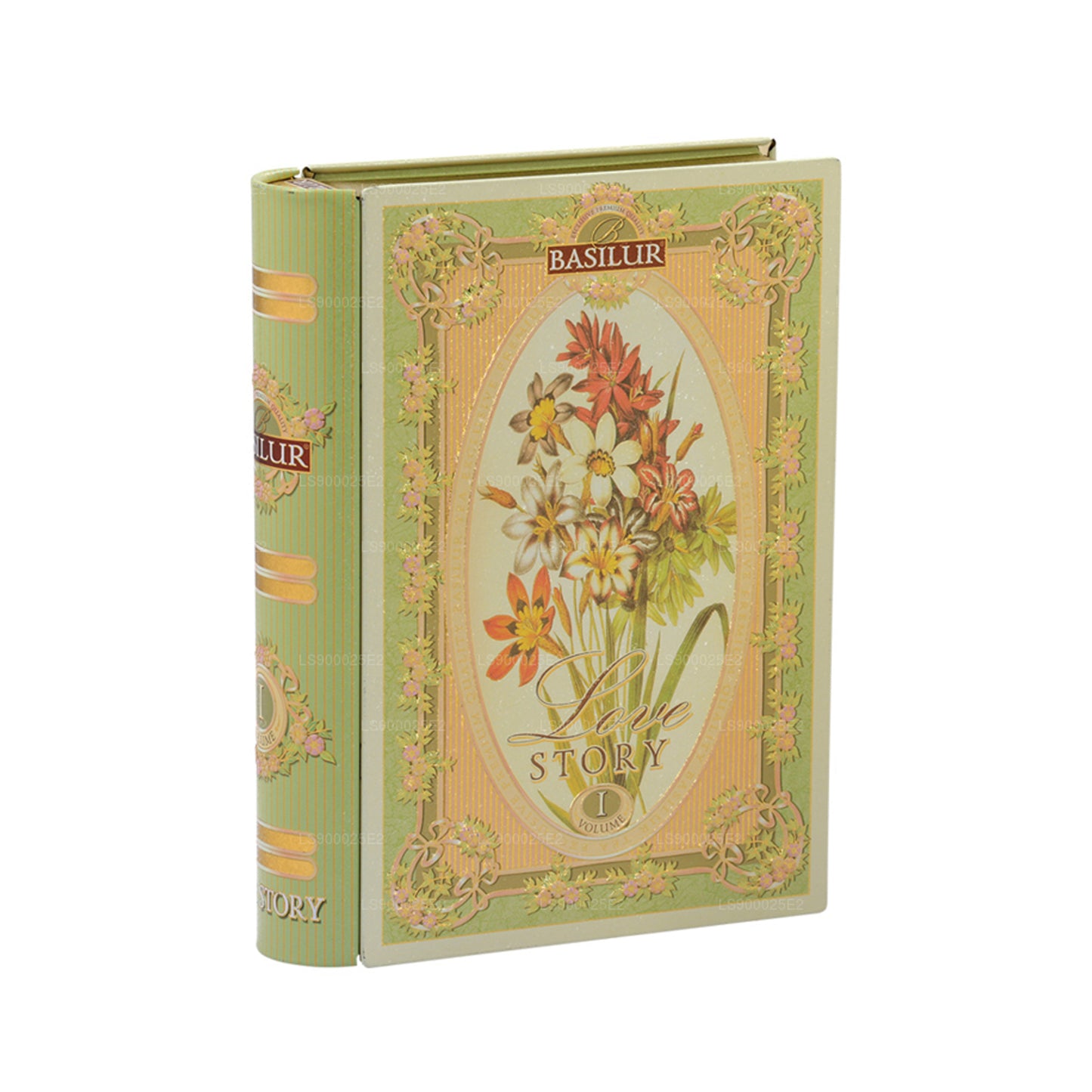 Basilur Tea Book ”Love Story - Volym I” (100g) Caddy