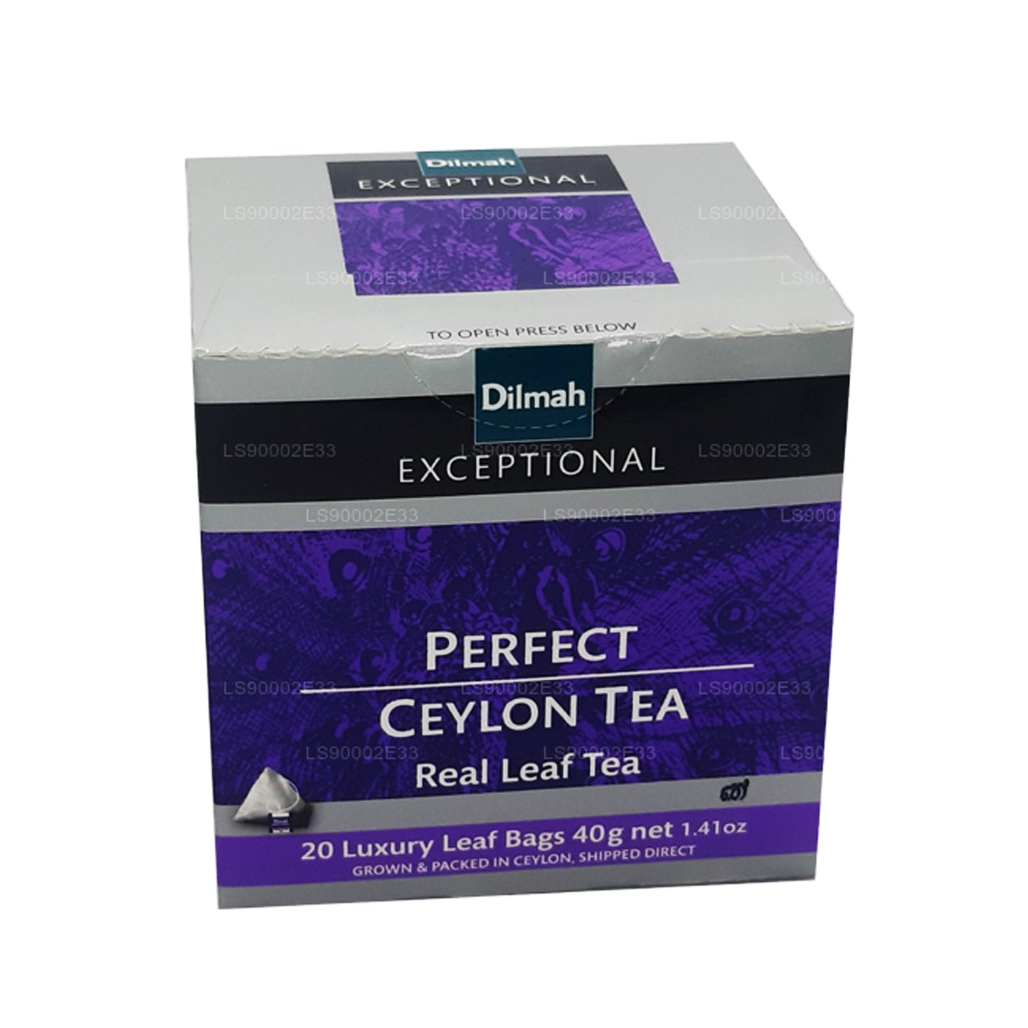 Dilmah Exceptionell Perfekt Ceylon Real Leaf Tea (40g) 20 Tag Väskor