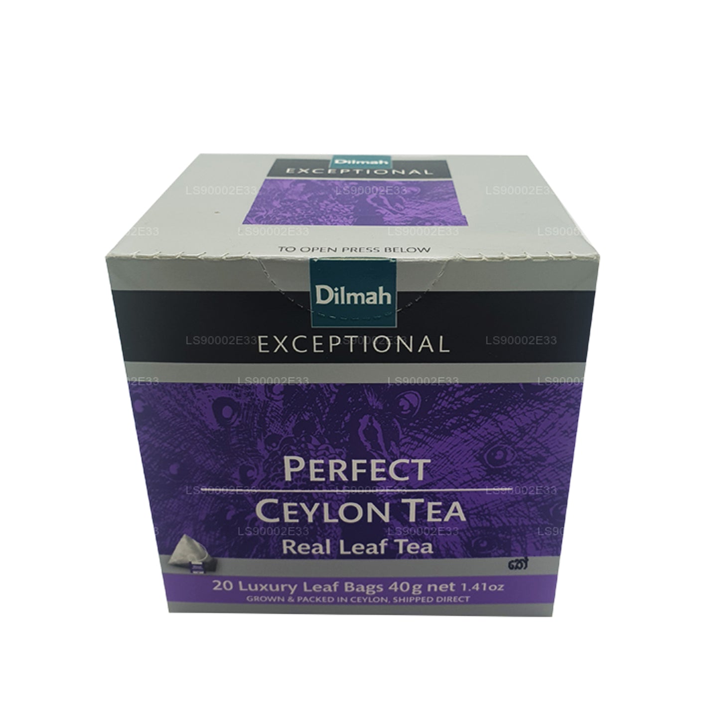 Dilmah Exceptionell Perfekt Ceylon Real Leaf Tea (40g) 20 Tag Väskor