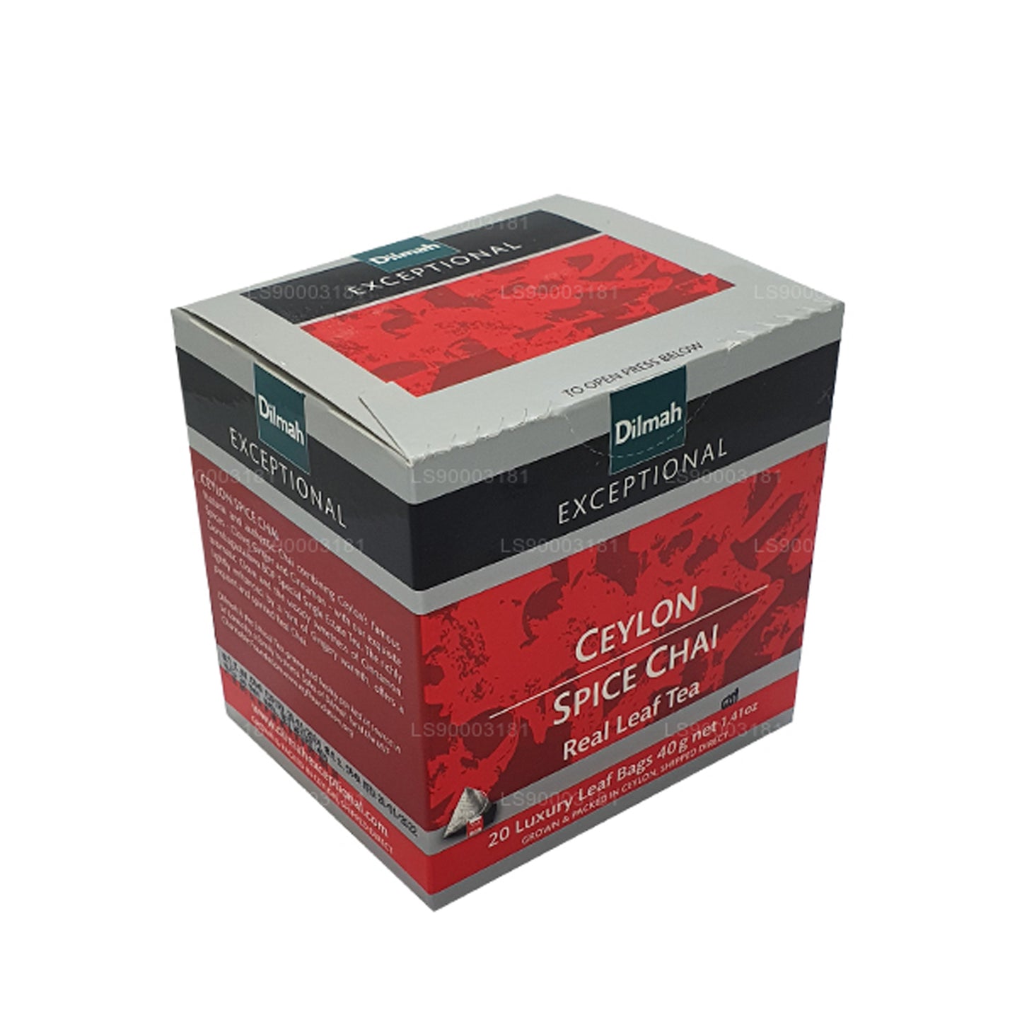 Dilmah Exceptionell Ceylon Spice Chai (40g) 20 tepåsar