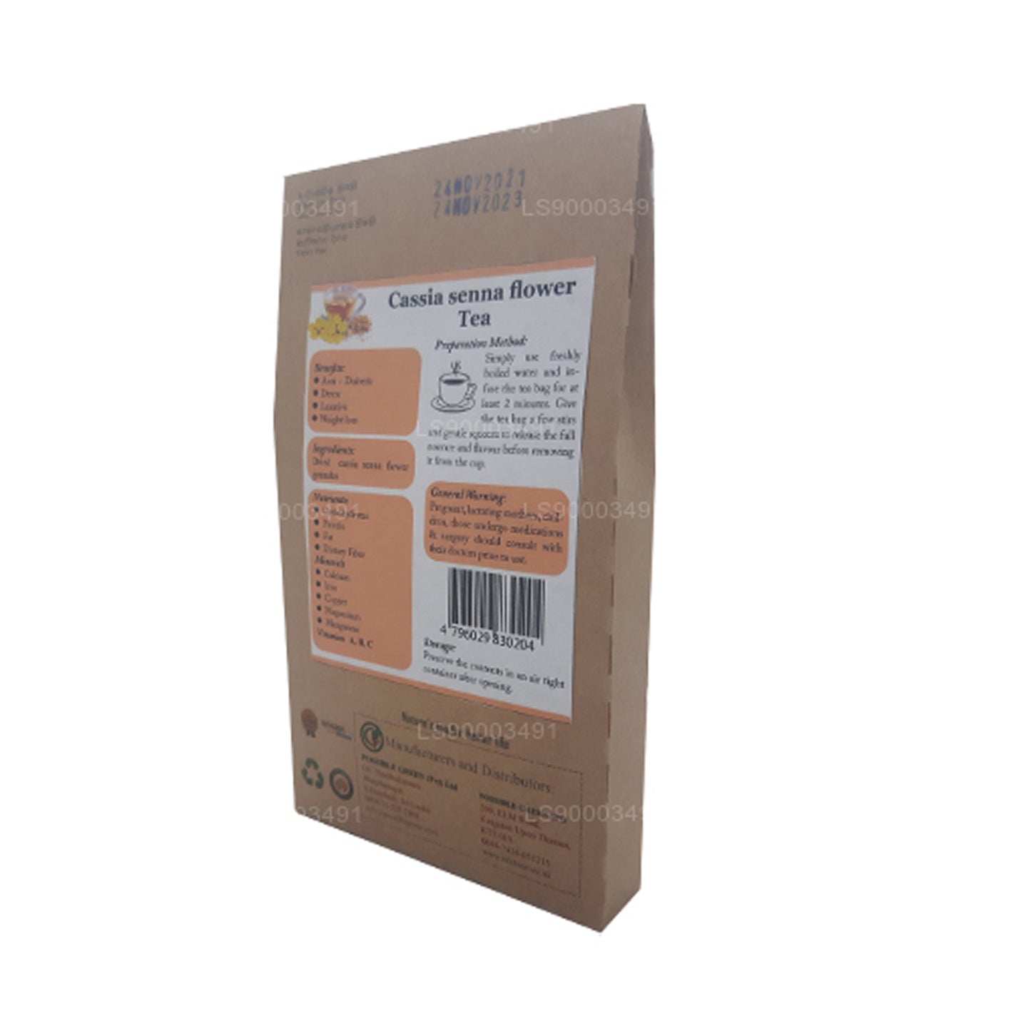 Lifetone Senna blomma te (30g)