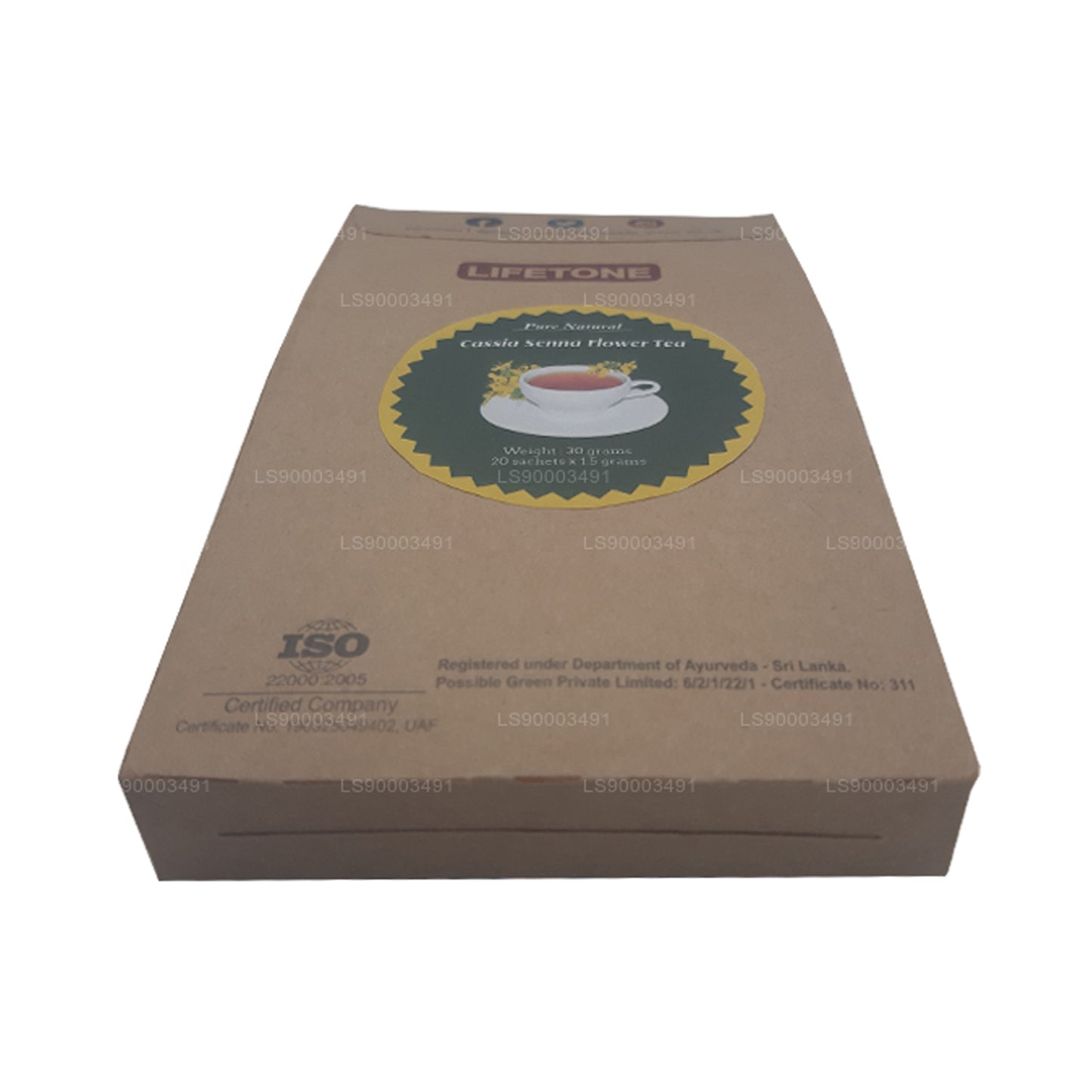 Lifetone Senna blomma te (30g)