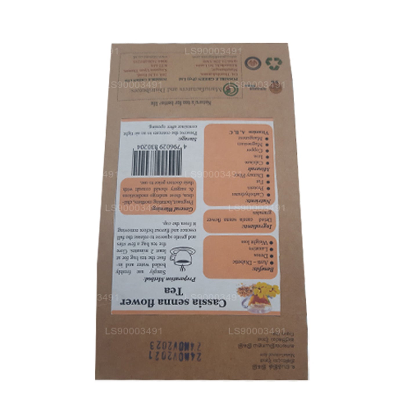 Lifetone Senna blomma te (30g)