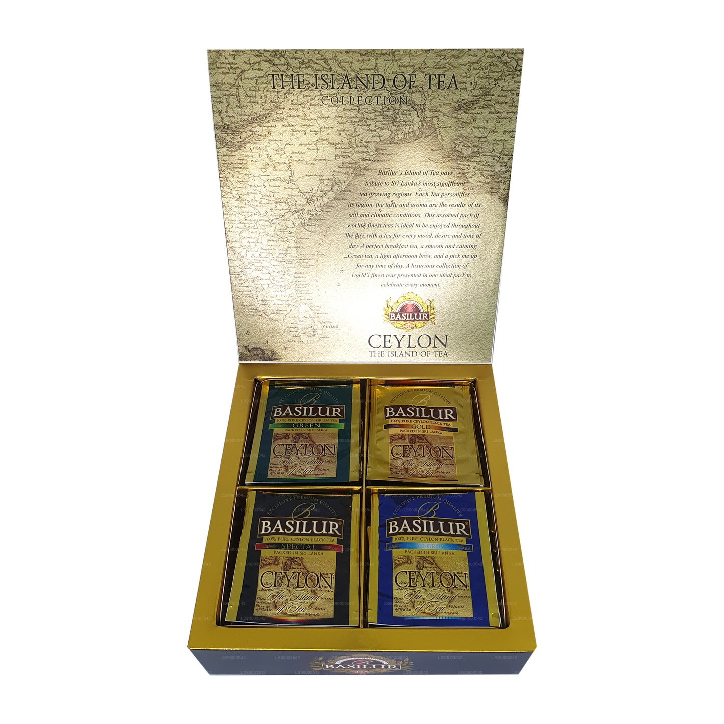 Basilur Island of Tea ”Assorted Island of Tea” 40 omslutna tepåsar