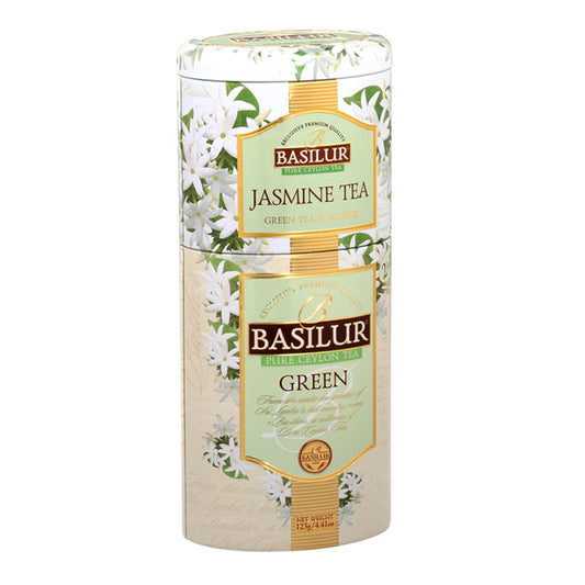 Basilur Frukter och Blommor ”Jasminte/Grön” (125g) Caddy