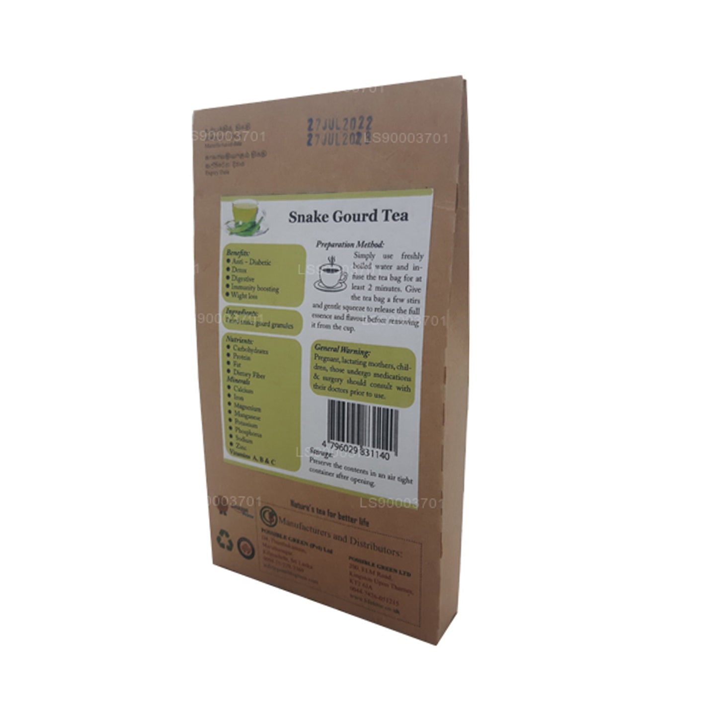 Lifetone Snake gourd tea (40g)
