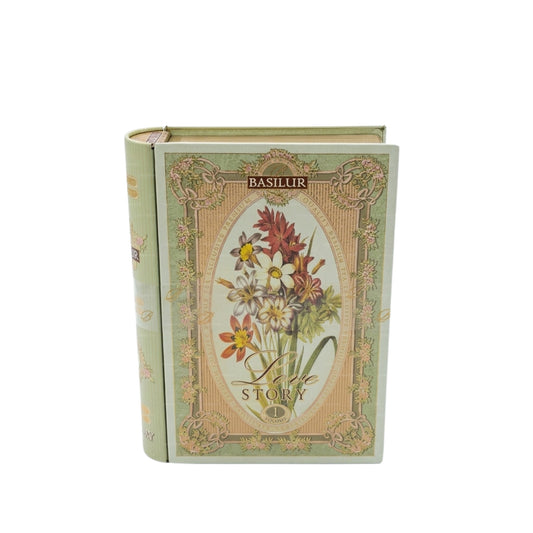 Basilur Tea Book ”Love Story - Volym I” (100g) Caddy