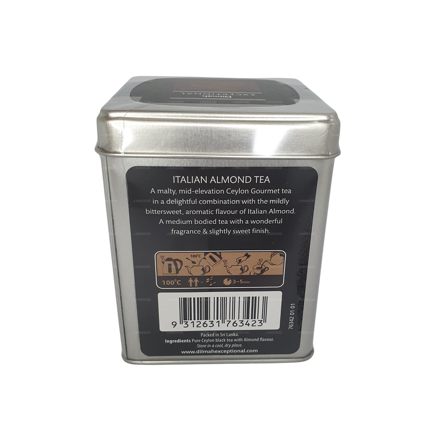 Dilmah Exceptionellt Italienskt Mandelte (100g) Plåtburk