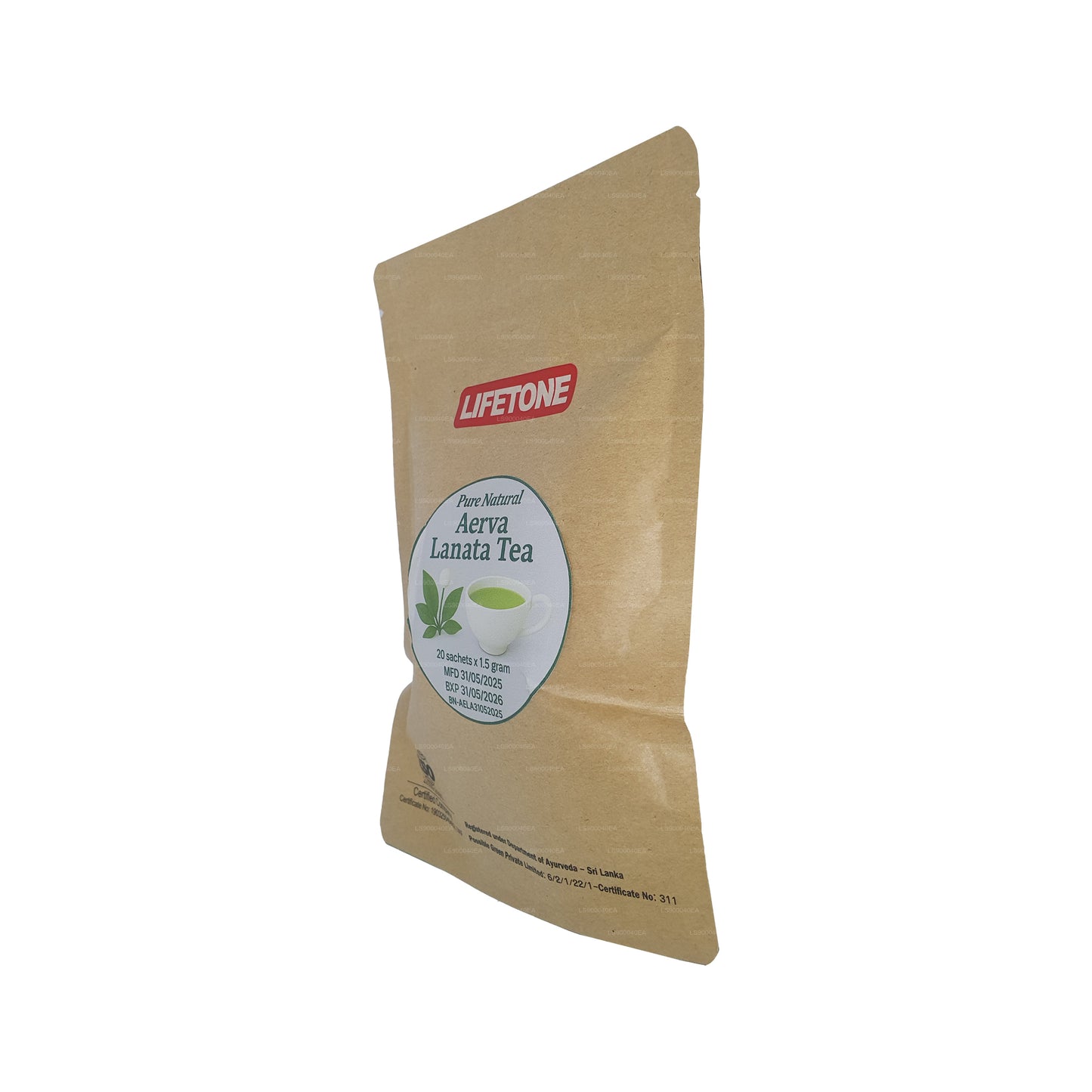Lifeton (Polpala, Berg Knutgrass) Aerva Lanata (30g) 20 tepåsar