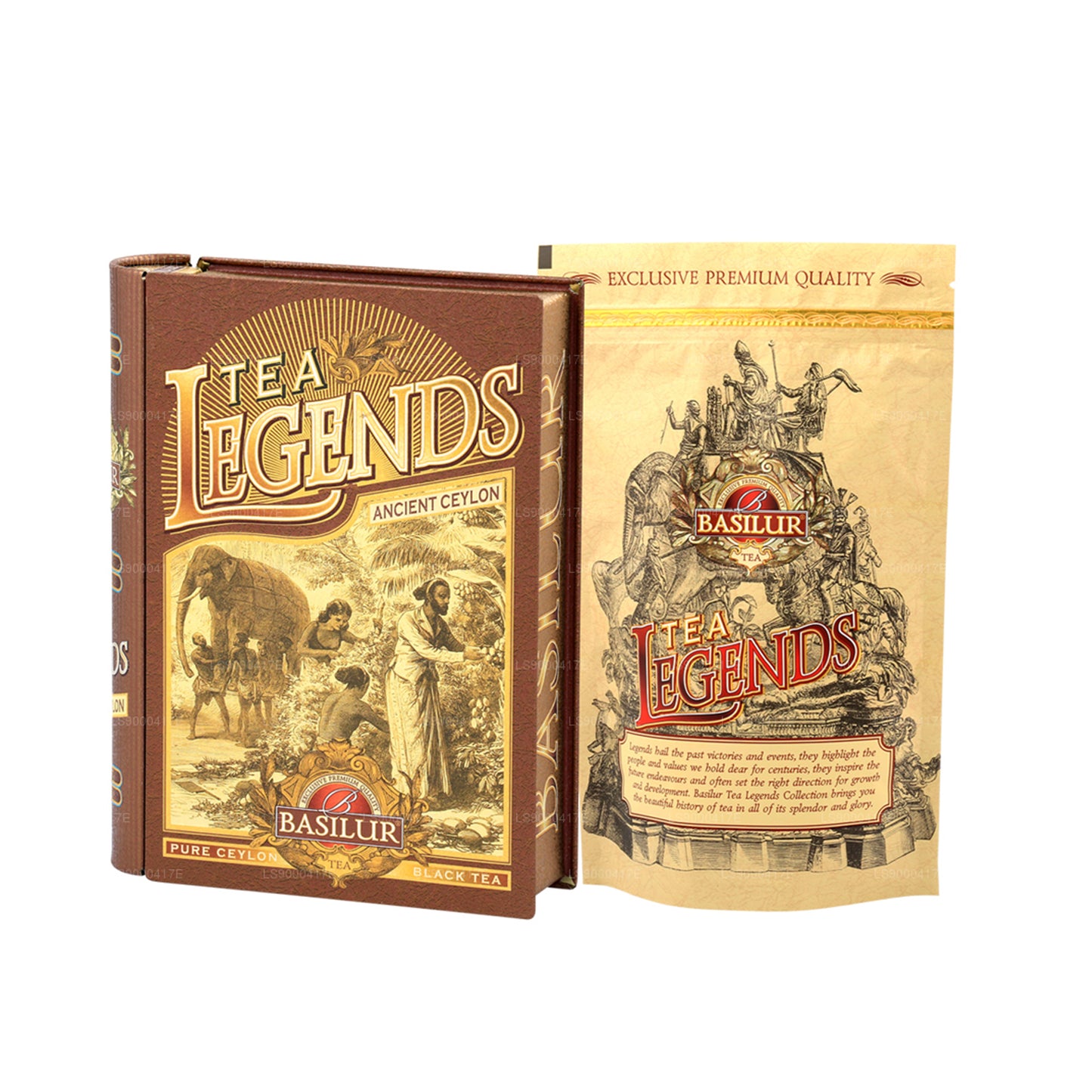 Basilur Te Book ”Te Legends Ancient Ceylon” (100g) Caddy