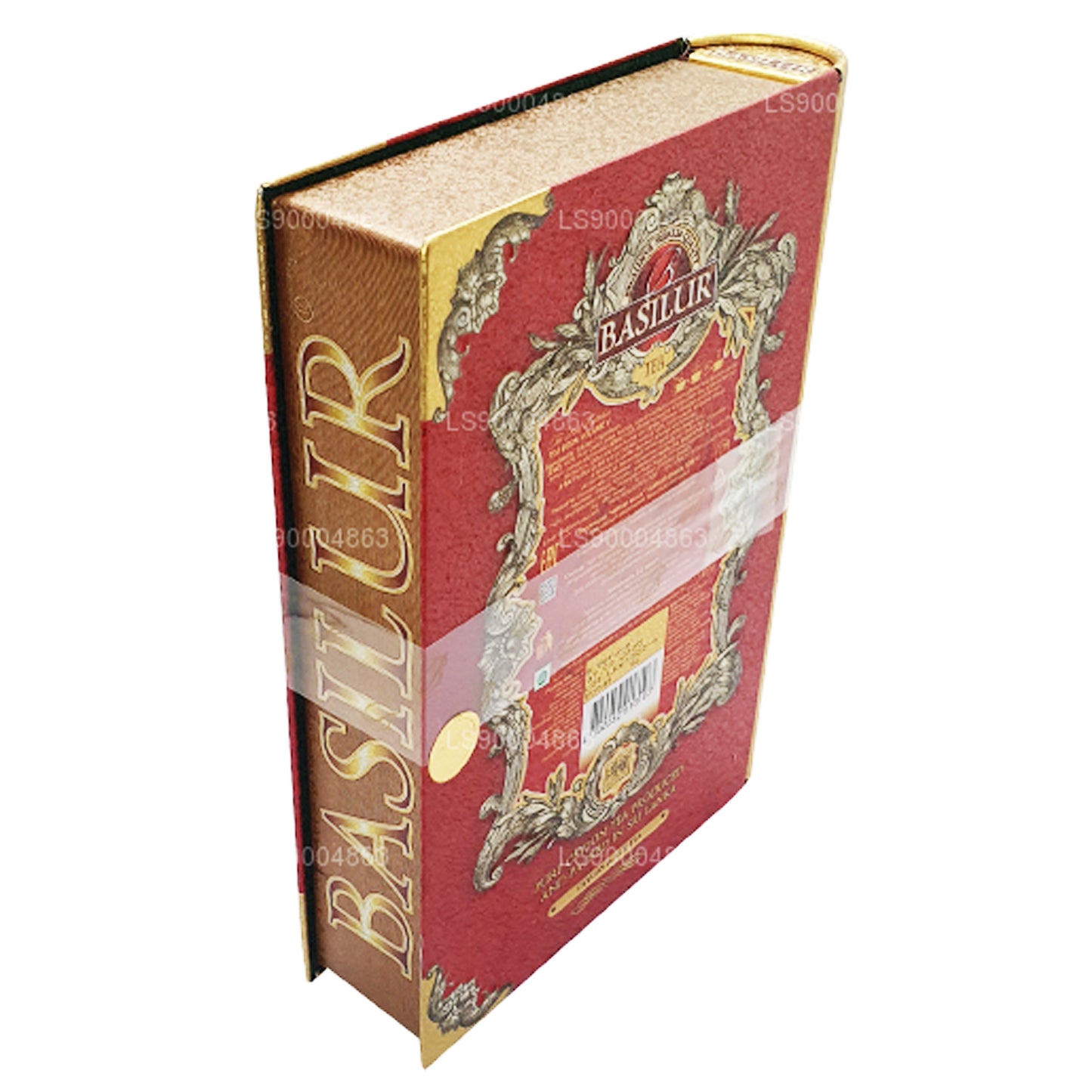Basilur Festival ”Tea Book Volym V - Röd” (100g) Caddy