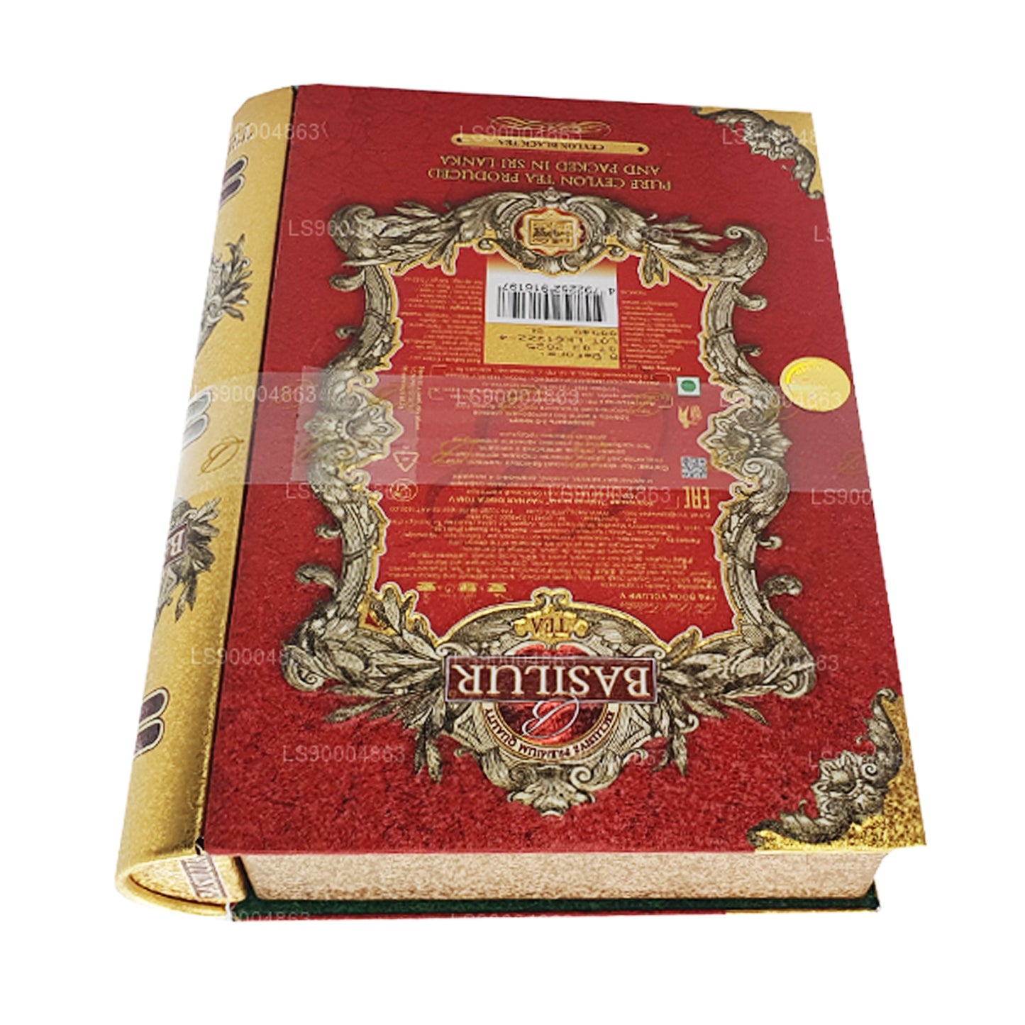 Basilur Festival ”Tea Book Volym V - Röd” (100g) Caddy