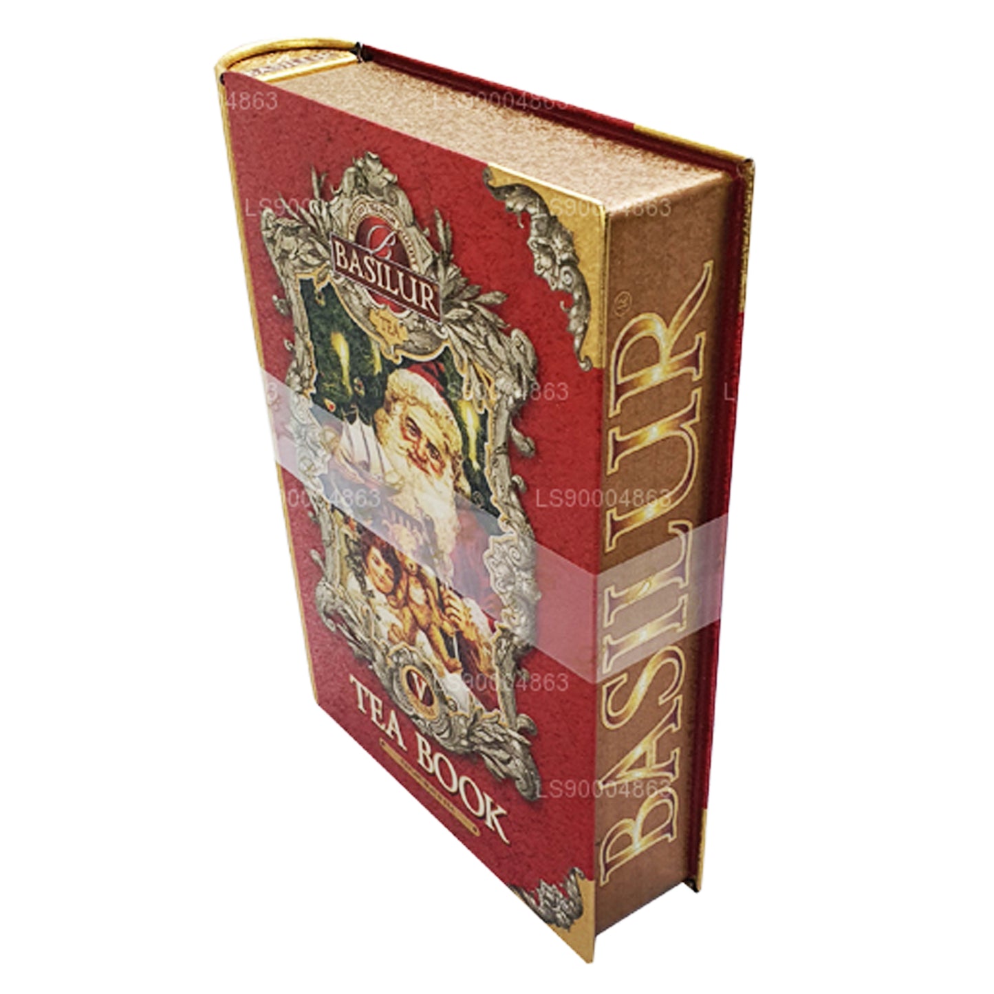 Basilur Festival ”Tea Book Volym V - Röd” (100g) Caddy