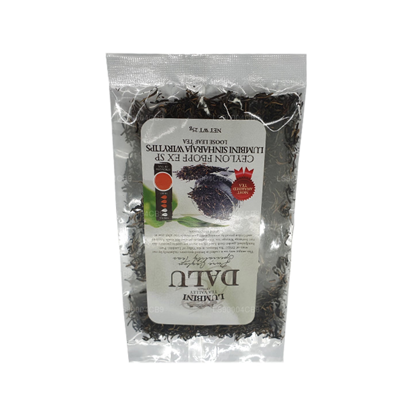 Lumbini Sinharaja Wiry Tips (FBOPF EX SP) Kvalitet svart te (25 g)