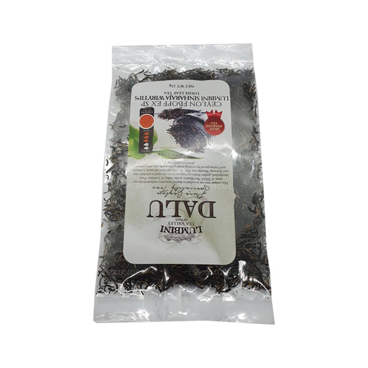 Lumbini Sinharaja Wiry Tips (FBOPF EX SP) Kvalitet svart te (25 g)