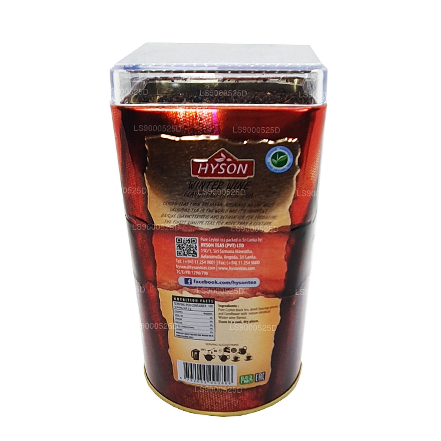 Hyson Breeze Vintervinsmaksatt Svart Te (200 g)