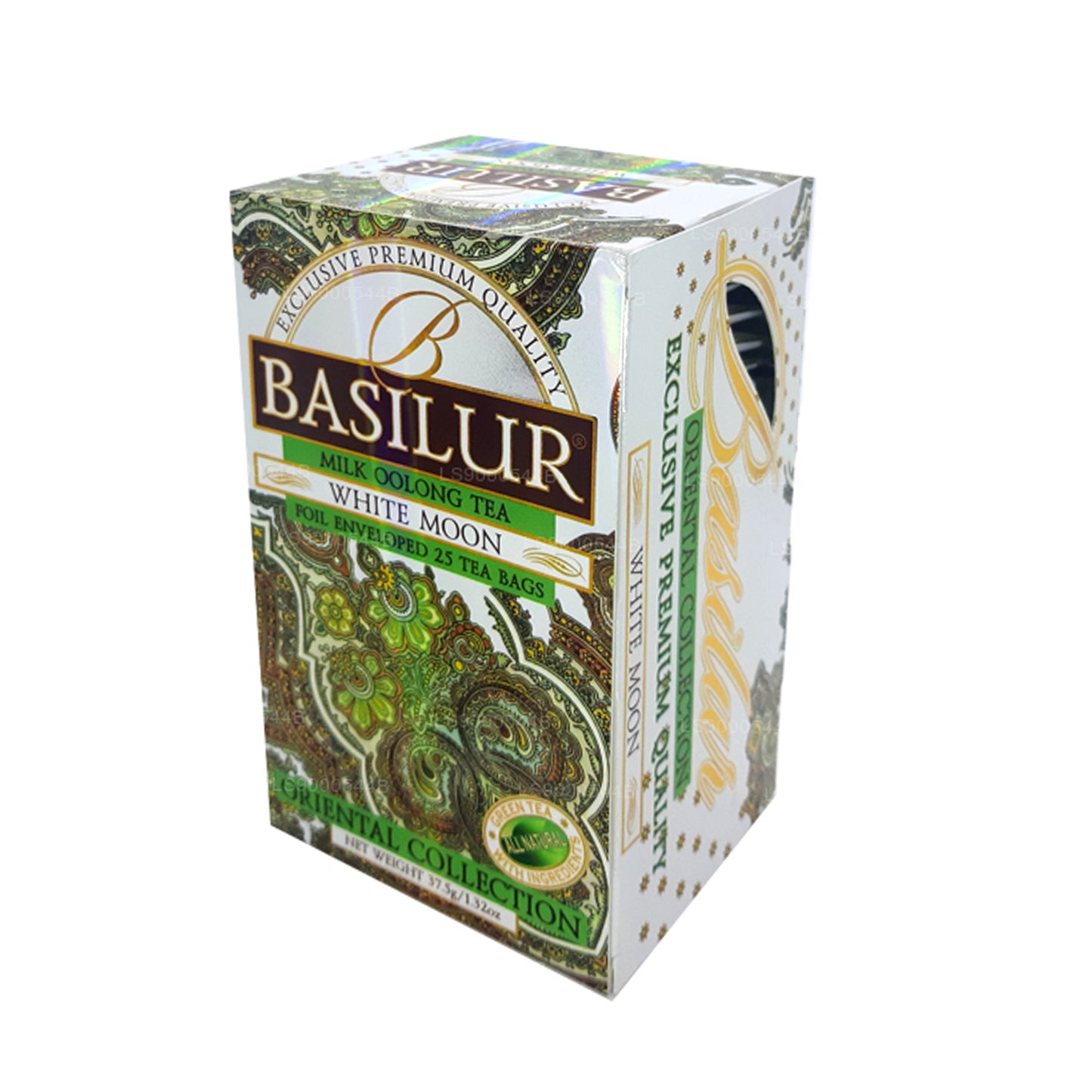 Basilur mjölk Oolong Tea White Moon (37,5 g) 25 tepåsar