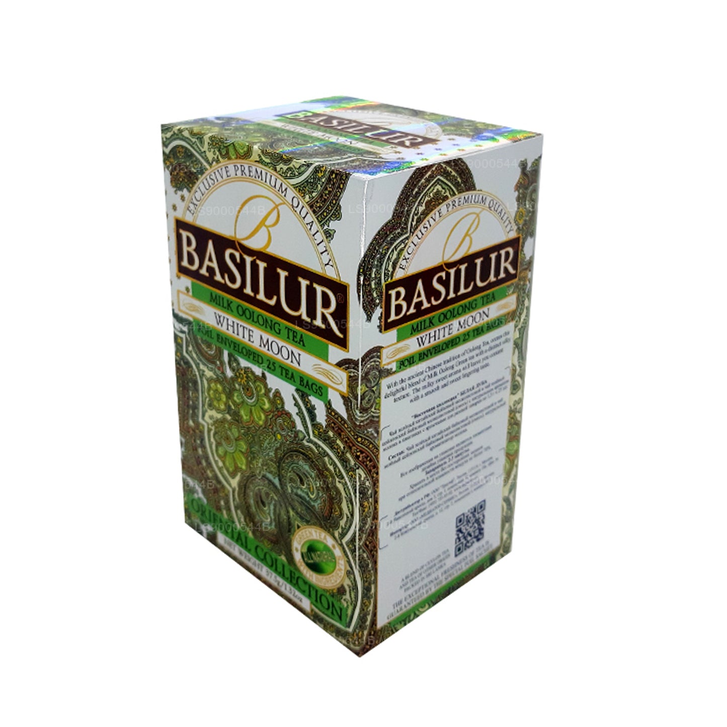 Basilur mjölk Oolong Tea White Moon (37,5 g) 25 tepåsar