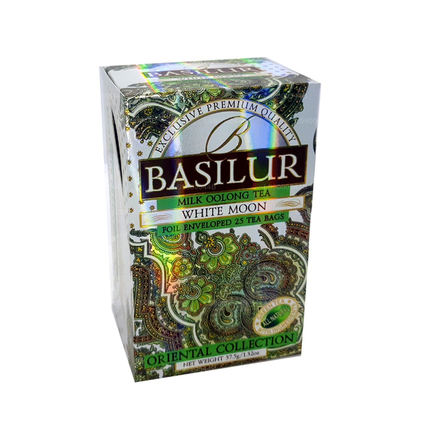 Basilur mjölk Oolong Tea White Moon (37,5 g) 25 tepåsar