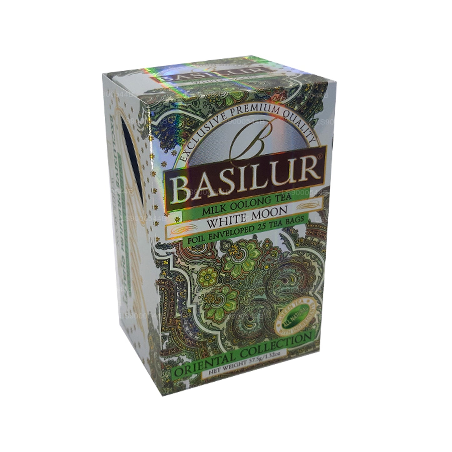 Basilur mjölk Oolong Tea White Moon (37,5 g) 25 tepåsar
