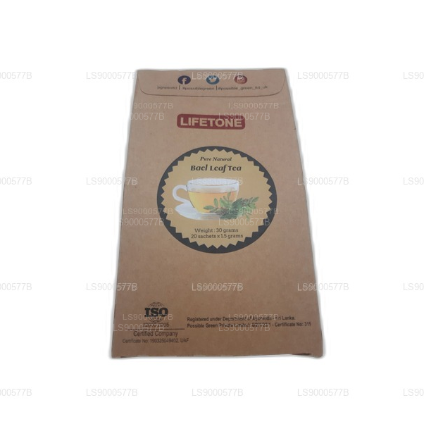 Lifetone Bael Leaf Tea (30g) 20 Tea Bags
