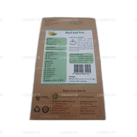 Lifetone Bael Leaf Tea (30g) 20 Tea Bags