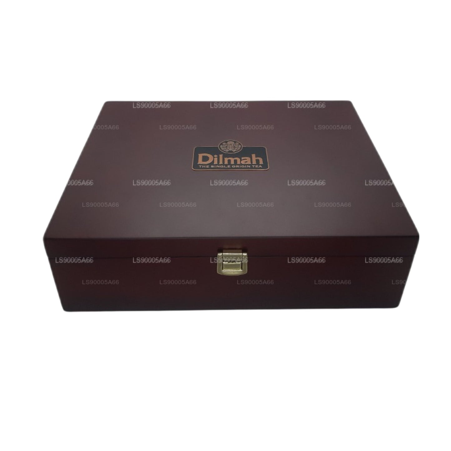 Dilmah Luxury Timber Presenter med lock (12 Sorter)