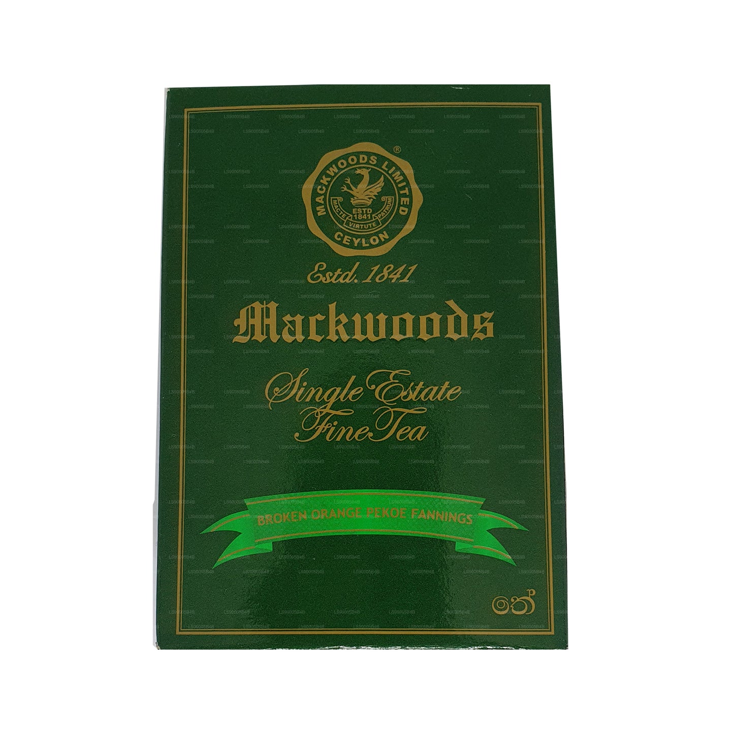 Mackwoods Single Estate Bruten Orange Pekoe Fannings (BOPF) Lösblad Ceylon svart te (200g)